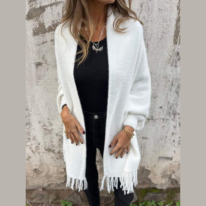 Nancy | Elegant Long-Sleeve Wrap Sweater