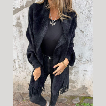 Nancy | Elegant Long-Sleeve Wrap Sweater