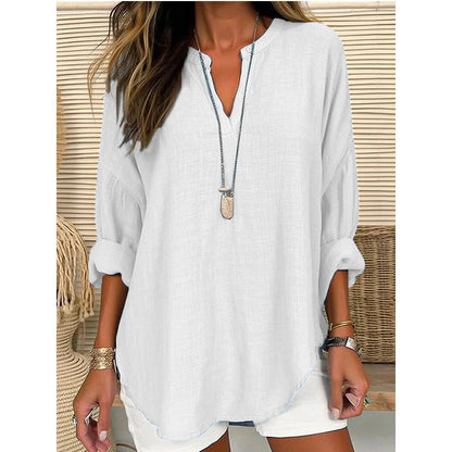 Elodie | Chic V-Neck Blouse