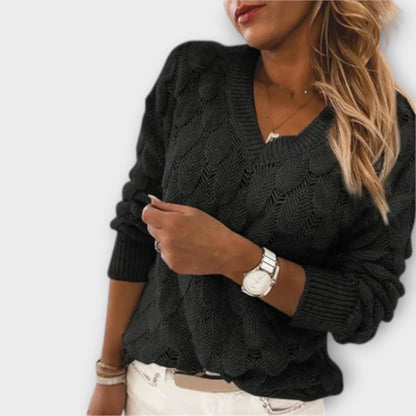 Noemier - Pullover with V-neck