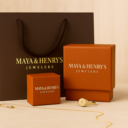 Bodega Box Necklace - Gold 18k
