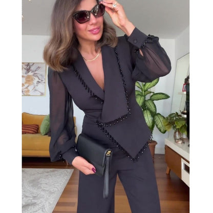 Freya | Stylish Beaded Two-Piece Set