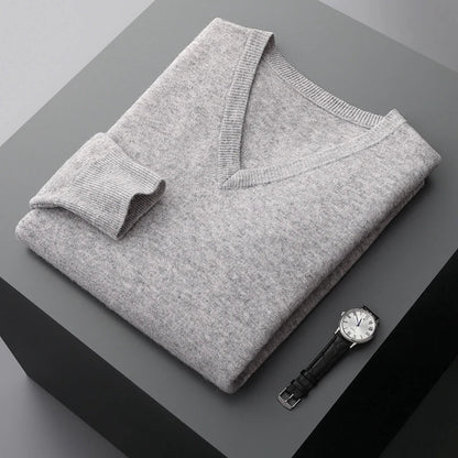 Wool V-Neck Sweater